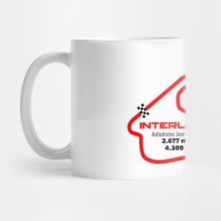 Interlagos Brazil Track Graphic Mug